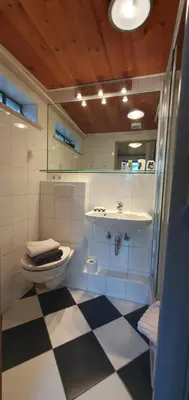 Ein Badezimmer in der Unterkunft Garden Apartment