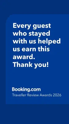 Ein Zertifikat, Auszeichnung, Logo oder anderes Dokument, das in der Unterkunft Garden Apartment ausgestellt ist