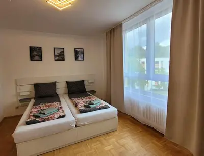 Ein Bett oder Betten in einem Zimmer der Unterkunft Essen-Steele, 2-Zimmer, 4 Person