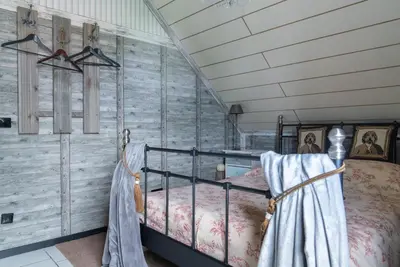 Ein Bett oder Betten in einem Zimmer der Unterkunft Appartement 9 Nichtraucherappartement