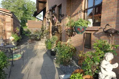 Ein Garten an der Unterkunft Appartement 9 Nichtraucherappartement
