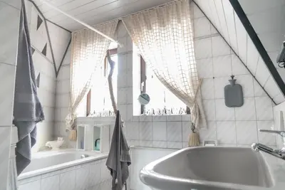 Ein Badezimmer in der Unterkunft Appartement 9 Nichtraucherappartement