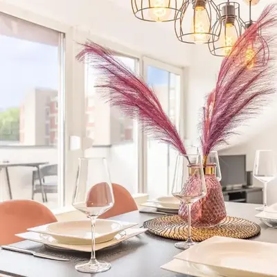 FeWo Gladbeck - Moderne und geräumige 2 Zimmerwohnung mit Süd-Balkon in Gladbeck-Brauck nähe Movie Park und Arena AufSchalke