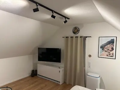 TV/Unterhaltungsangebot in der Unterkunft Ferienwohnung Dortmund - Elias - Adults Only