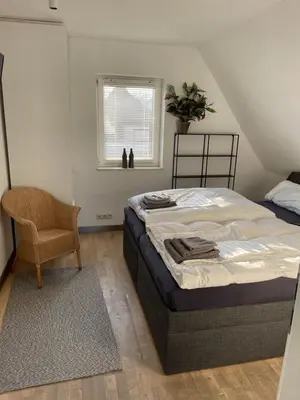 Ein Bett oder Betten in einem Zimmer der Unterkunft Caros Zimmer Gladbeck