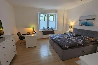 Ein Bett oder Betten in einem Zimmer der Unterkunft RuhrPol - Zentral - Angenehm - Vollständig