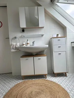 Küche/Küchenzeile in der Unterkunft Cozy apartment in Haltern am See