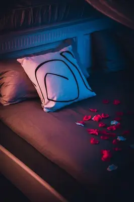 Ein Bett oder Betten in einem Zimmer der Unterkunft Love Cottage 2 mit Whirlpool