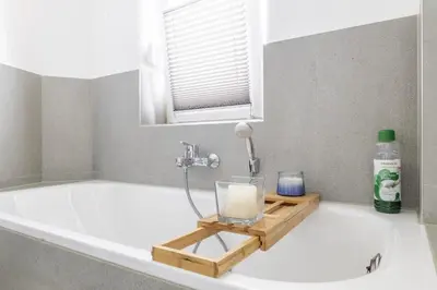 Ein Badezimmer in der Unterkunft Gemütliches wohnen in idealer Lage, nahe Dortmund