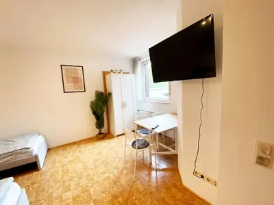 TV/Unterhaltungsangebot in der Unterkunft Cozy Apartment in Oberhausen