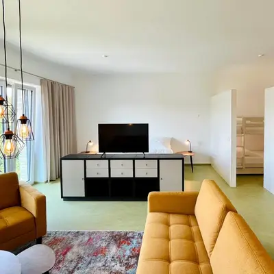TV/Unterhaltungsangebot in der Unterkunft Appartements Haus Augustinus