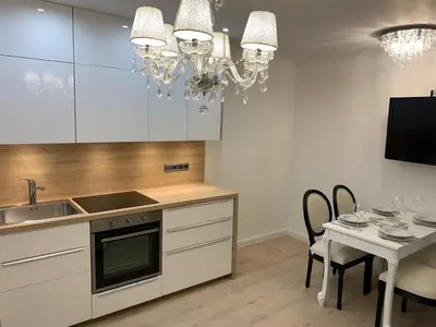 Küche/Küchenzeile in der Unterkunft Apartment Naturjuwel