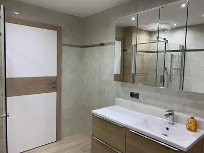 Ein Badezimmer in der Unterkunft Apartment Naturjuwel