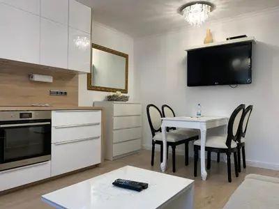 Küche/Küchenzeile in der Unterkunft Apartment Naturjuwel