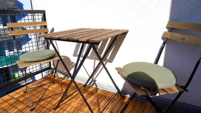 Ein Balkon oder eine Terrasse in der Unterkunft Modern & Zentral - 30 min bis zur Messe in Köln & Düsseldorf