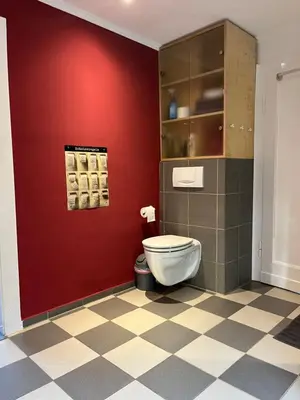 Ein Badezimmer in der Unterkunft Ferienhaus Brinker Bleibe