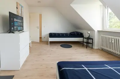 Ein Bett oder Betten in einem Zimmer der Unterkunft VAZ Apartments Vogelheim Monteur-Base 3 Zim Apartments mit Highspeed-WLAN