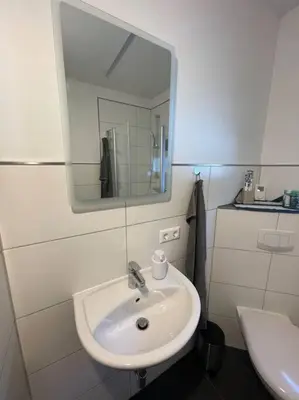Ein Badezimmer in der Unterkunft Großzügige Wohnung