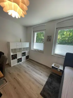 Ein Sitzbereich in der Unterkunft Großzügige Wohnung