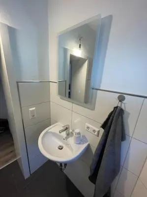 Ein Badezimmer in der Unterkunft Großzügige Wohnung
