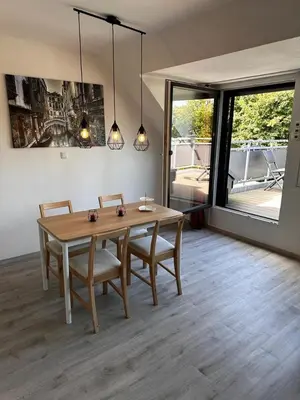 Grundriss der Unterkunft A&V Apartments Wunderschöne Rheinblick Wohnung zum entspannen Apt Ela