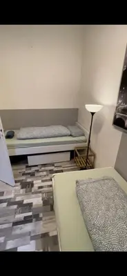 Ein Sitzbereich in der Unterkunft Moderne Monteurzimmer Vu