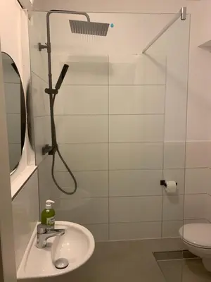 Ein Badezimmer in der Unterkunft Monteur- & Ferienwohnungen in Dorsten Altstadt - ZENTRUM - NEU saniert
