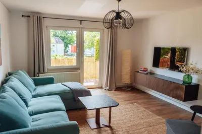 Ein Sitzbereich in der Unterkunft Casa Melisa I 61m² I WLAN