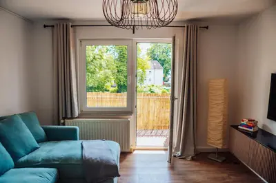 Ein Sitzbereich in der Unterkunft Casa Melisa I 61m² I WLAN