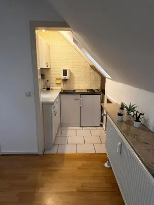 Küche/Küchenzeile in der Unterkunft A&V Apartments Gemütliche Rheinblick Wohnung Apt Daisy