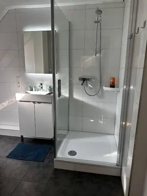 Ein Badezimmer in der Unterkunft A&V Apartments Gemütliche Rheinblick Wohnung Apt Daisy