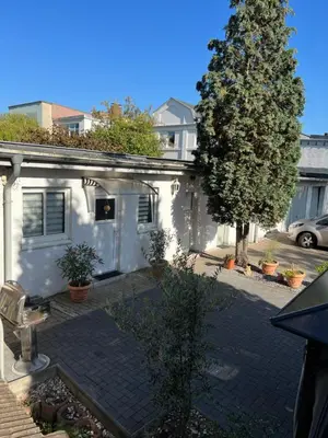 Das Gebäude in dem sich die Ferienwohnung befindet