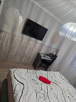 Ein Bett oder Betten in einem Zimmer der Unterkunft schlafgut24