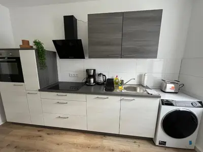 Küche/Küchenzeile in der Unterkunft Wohlfühl-Oase