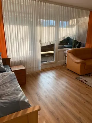 Ein Bett oder Betten in einem Zimmer der Unterkunft Marl Central Apartment