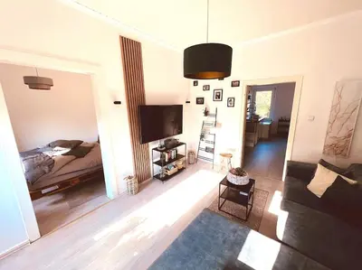 Ein Bett oder Betten in einem Zimmer der Unterkunft Suburban Jungle