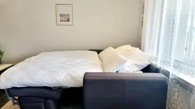 Ein Bett oder Betten in einem Zimmer der Unterkunft 2-Zimmer I Küche I Balkon I WLAN I Prime I Parken