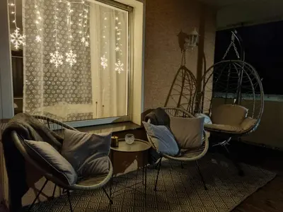Ein Sitzbereich in der Unterkunft 2-Zimmer I Küche I Balkon I WLAN I Prime I Parken