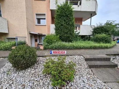 Das Gebäude in dem sich die Ferienwohnung befindet