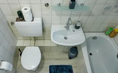 Ein Badezimmer in der Unterkunft Die ideale Wohnung für 2 Personen