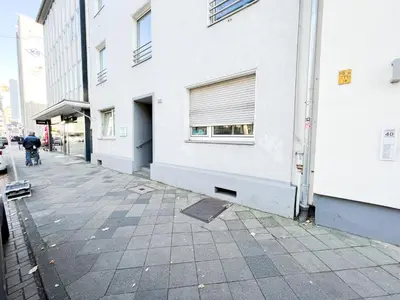 Das Gebäude in dem sich das Aparthotel befindet