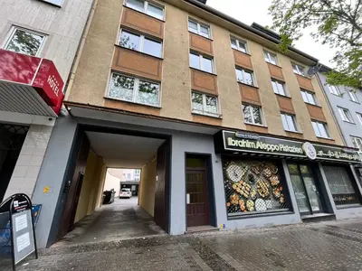 Das Gebäude in dem sich die Ferienwohnung befindet