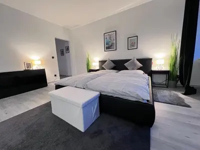 Ein Bett oder Betten in einem Zimmer der Unterkunft Rü-Premium Apartments