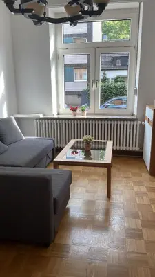 Ein Sitzbereich in der Unterkunft 2Schlafzimmer, Wohnküche&Balkon