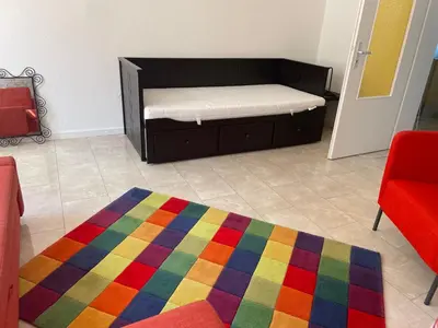 Ein Bett oder Betten in einem Zimmer der Unterkunft 2Schlafzimmer, Wohnküche&Balkon