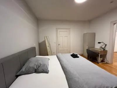 Ein Bett oder Betten in einem Zimmer der Unterkunft Ruhe-Oase