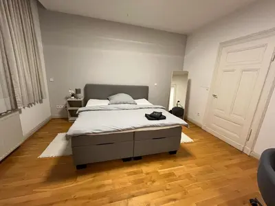 Ein Bett oder Betten in einem Zimmer der Unterkunft Ruhe-Oase