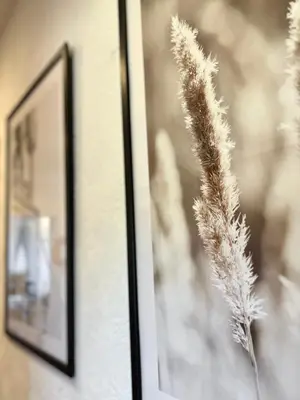 Stilvolles Apartment mit ländlichem Ausblick im Winter