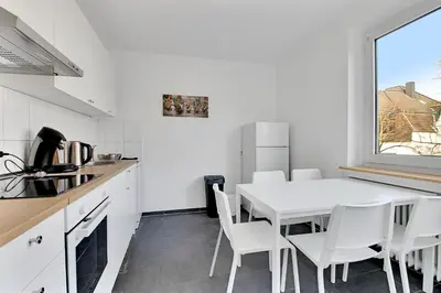 Küche/Küchenzeile in der Unterkunft Work & Stay in Lünen