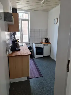 Küche/Küchenzeile in der Unterkunft Drea's Ferienwohnung